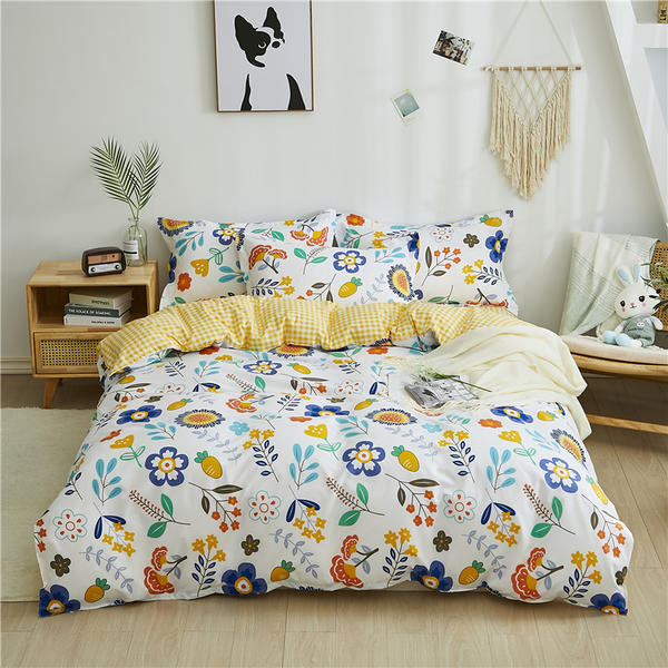 Striped duvet cover